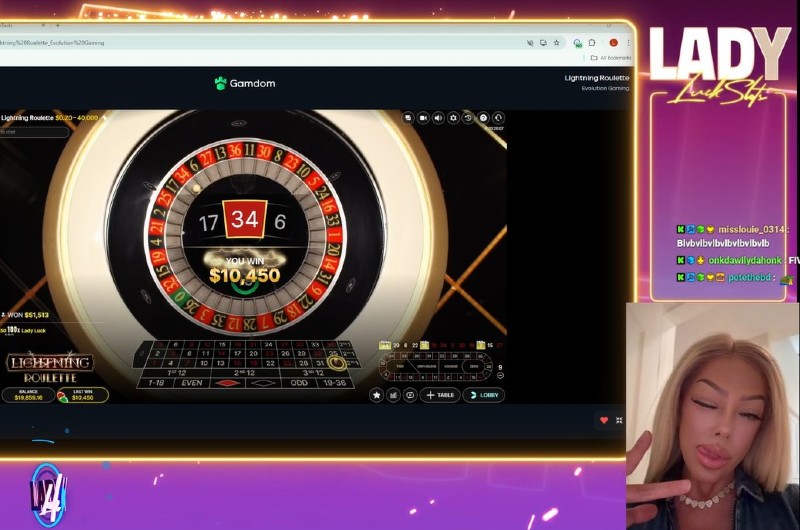 Lady Luck 10K Gamdom Win